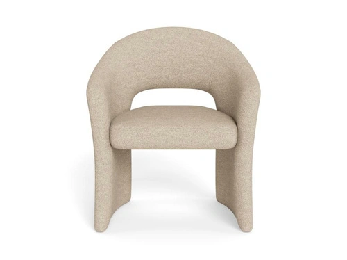 Čalouněná béžová jídelní židle s područky Tori Actona