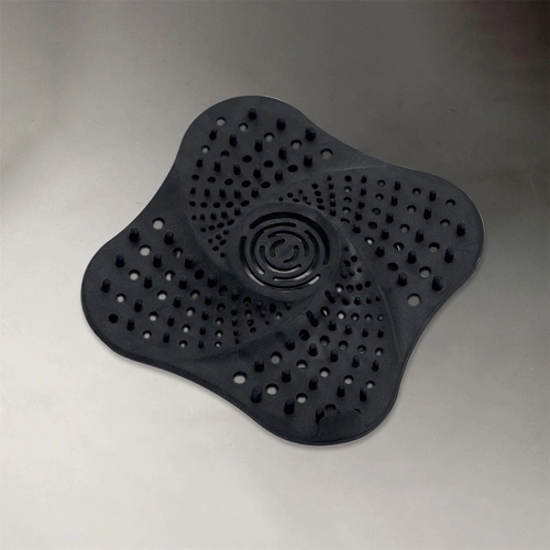 Intesi silikonové sítko do dřezu a umyvadla černé moderní 13,3 cm do kuchyně a koupelny