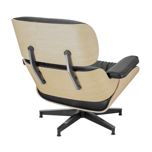 VIP Lounge křeslo kožené černé otočné do obýváku moderní D2.DESIGN