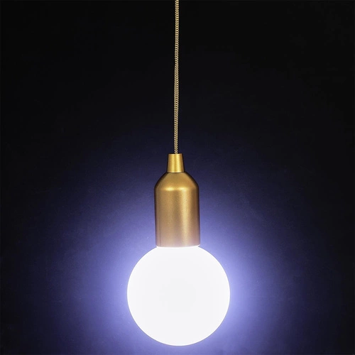 Zlatá závěsná žárovka L