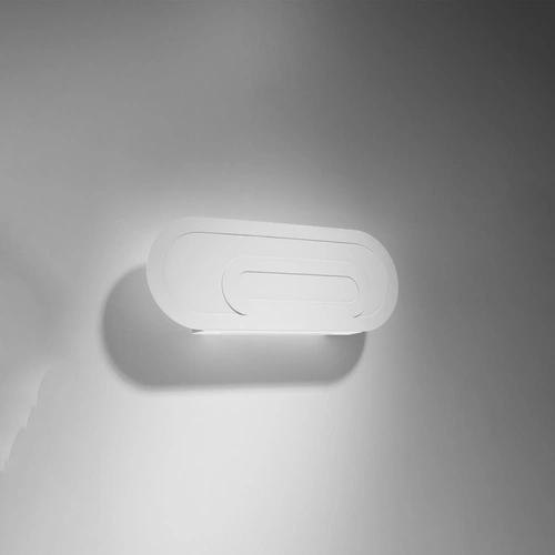 Nástěnné svítidlo SACCON bílé moderní kovové do obývacího pokoje a ložnice Sollux Lighting