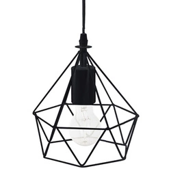 Visící lampa Ida černá