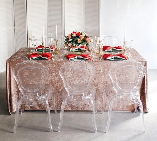 židle Queen Arm transparentní