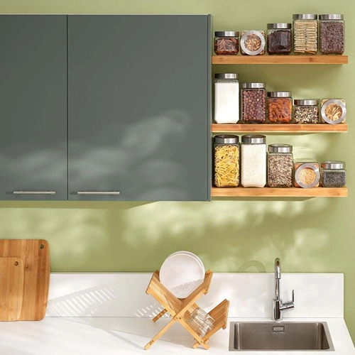 Sada 3 bambusových krájecích prken 5five simply smart boho s držadlem obdélníková