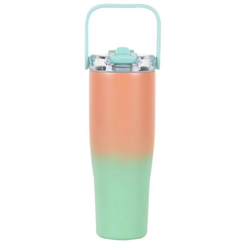 New York 900ml oranžový a zelený termohrnek