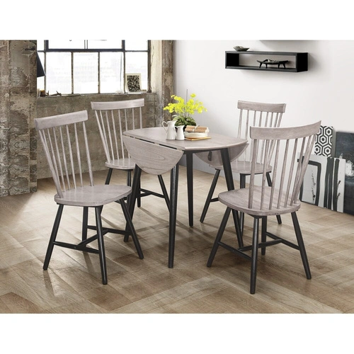 Rozkládací kulatý stůl Drop 90 cm loft do kuchyně a jídelny Intesi