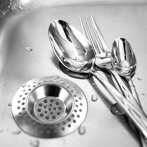 Nerezové sítko do dřezu Intesi moderní 7,2 cm stříbrné do kuchyně a koupelny