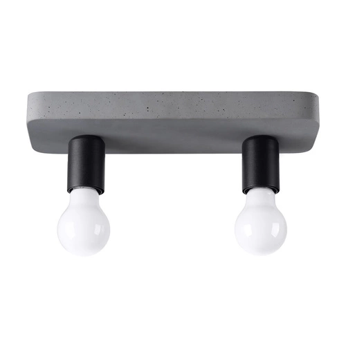 Stropní svítidlo TAVO 2 šedý betonový industriální do obýváku a kuchyně Sollux Lighting