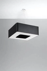 Moderní lustr URANO 60 černý stropní svítidlo do obýváku a jídelny 8ramenný