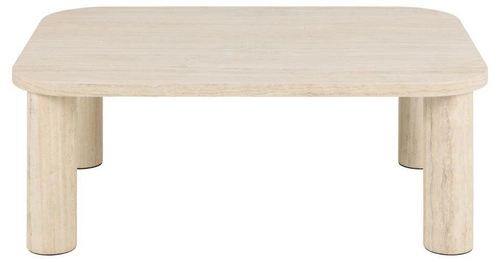 Obdélníkový konferenční stolek Solano 100x75 cm travertin moderní glamour do obývacího pokoje Actona