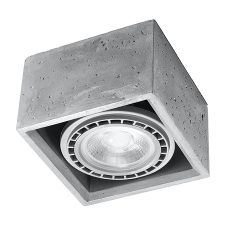 Stropní svítidlo QUATRO 1 beton