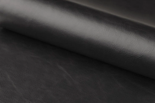 Barová židle s opěrkou Oregon Actona černá industriální do kuchyně a k ostrůvku, ekokůže, kov 76,5 cm