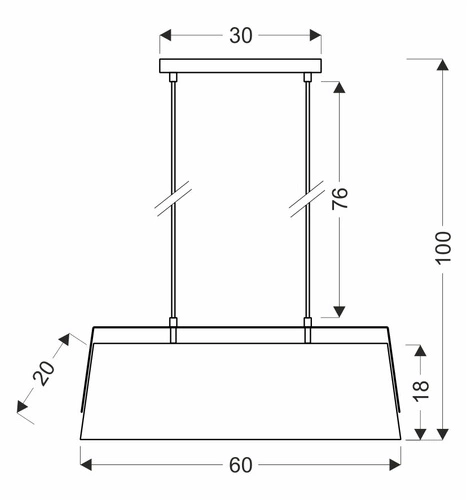 Závěsné svítidlo Milbury moderní černé se žlutým stínidlem do obýváku a ložnice