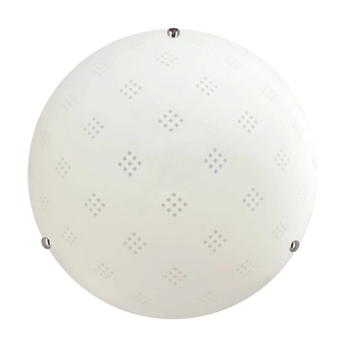 Stropní svítidlo Fanusa stropní svítidlo 30 chrom 1x60W E27 difuzér bílý se vzorem