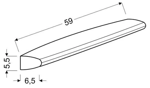 Nástěnné LED svítidlo Lena bílá moderní do koupelny 59 cm lampa nad zrcadlo CANDELLUX