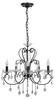 Závěsná lampa Aurora 5*40W E14 černá