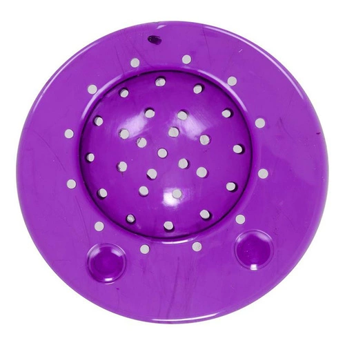 Intesi silikonové sítko do dřezu fialové kulaté moderní do kuchyně a koupelny