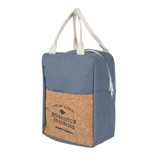 Osvěžující korková taška na oběd 5l modrá