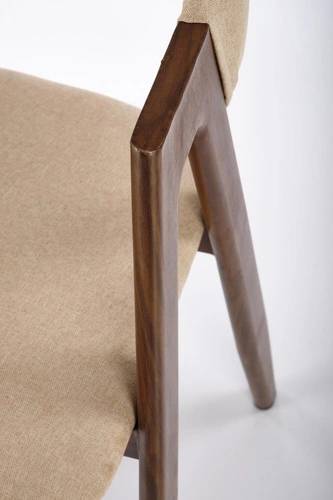 Čalouněná jídelní židle Island béžová s područkami moderní skandinávský styl Intesi