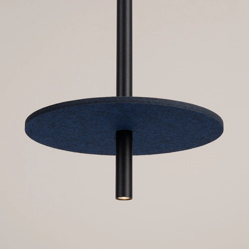 Závěsné svítidlo FELTRO moderní modré do obýváku a jídelny 30 cm
