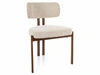 Čalouněná židle Montico béžová moderní do jídelny a obýváku