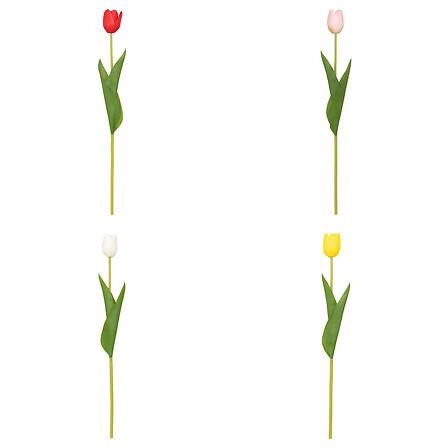 Umělý růžový tulipán Atmosphera 48 cm realistická moderní květina do vázy do obýváku