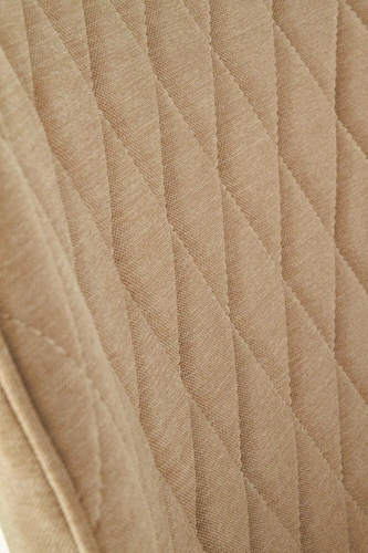 Čalouněná židle Vermont béžová do jídelny a obýváku moderní s černými nohami Intesi