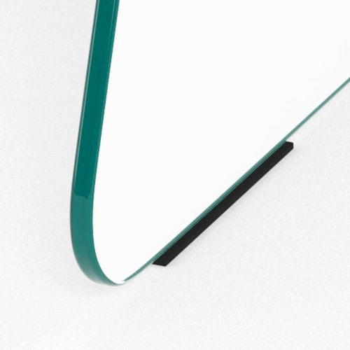 Konferenční stolek Samos 80 cm skleněný kulatý moderní do obýváku