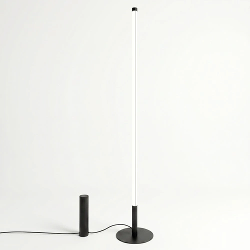 TRANG moderní černá stojací lampa do obývacího pokoje LED 3000K
