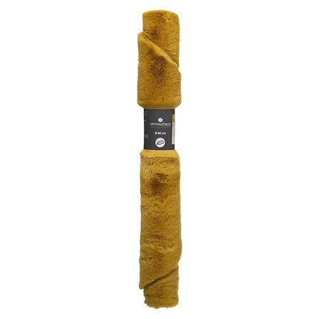 Koberec z umělé kožešiny 80 cm okrový