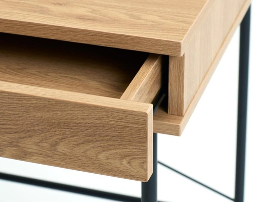 Psací stůl Pensacola loft dub se zásuvkou 120x60 do práce a do kanceláře