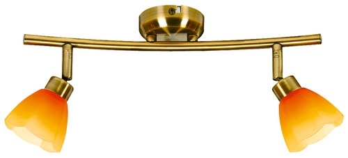 Moderní stropní svítidlo Kango zlaté dvoubodové do obýváku, kuchyně nebo nad stůl Candellux