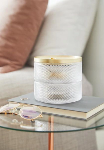 Šperkovnice/kontejner Tesora Glass zlatá