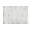 Bavlněná koupelnová předložka 5five simply smart bílá pletená 50x75 cm měkká do koupelny