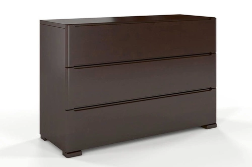 Dřevěná komoda se zásuvkami Sparta 120 cm skandinávská do obýváku a ložnice SKANDICA