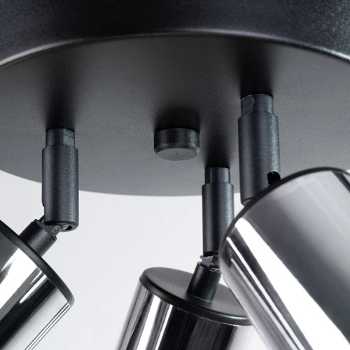 Stropní svítidlo WINX 3P černý chrom moderní kovové do obýváku a ložnice SOLLUX