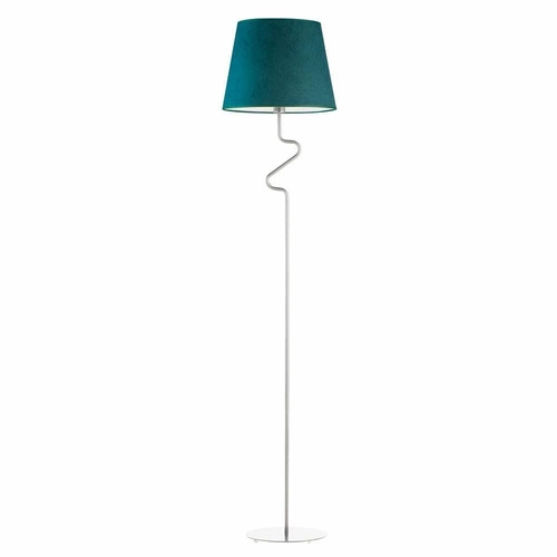 Podlahová lampa FOGO chromově šedá