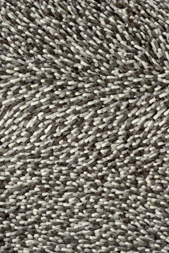 Vlněný shaggy koberec do obýváku Gravel Mix šedý 200x300 moderní snadno čistitelný