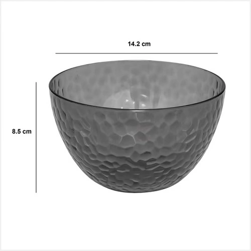 Polévková miska Estiva 14 cm tmavě šedá plastová do kuchyně i na piknik 5five