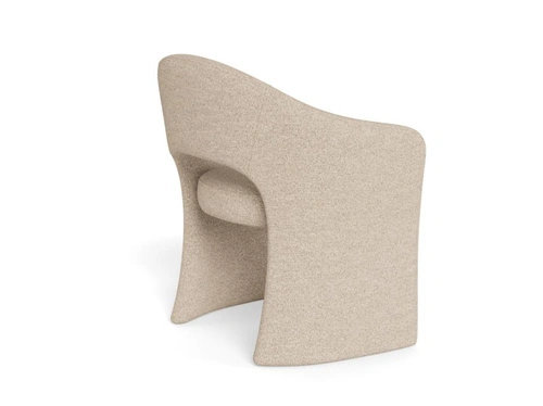 Čalouněná béžová jídelní židle s područky Tori Actona