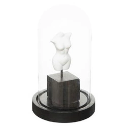 Dekorativní soška Afrodita ve skle glamour Atmosphera do obýváku nebo jako dárek 21 cm