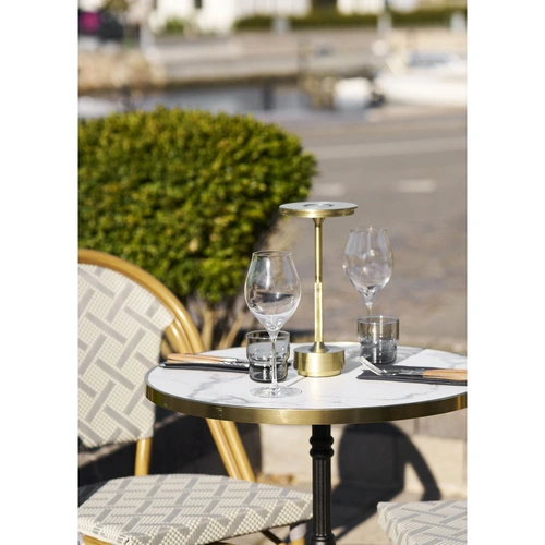 Bistro stůl House Nordic kulatý bílý mramor glamour do jídelny