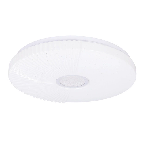 LED stropní svítidlo Sunny 38 cm bílé kulaté do obýváku, kuchyně a ložnice