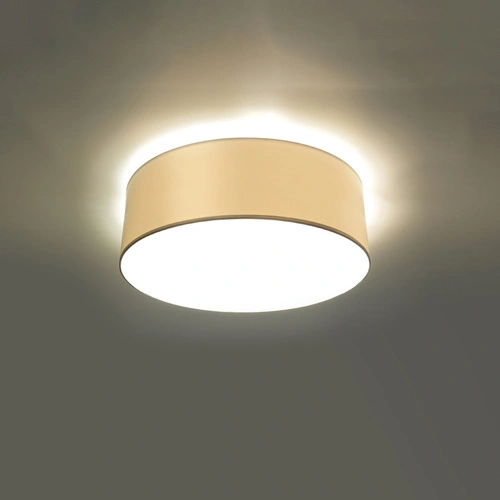 Stropní svítidlo ARENA 25 bílá moderní kulatá do obýváku kuchyně nebo ložnice PVC