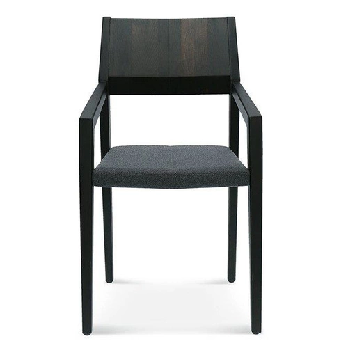 Dubová čalouněná židle s područkami Arcos FAMEG do jídelny moderní na míru