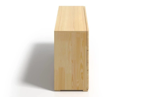 Dřevěná komoda se zásuvkami Sparta 120 cm skandinávská do obýváku a ložnice SKANDICA