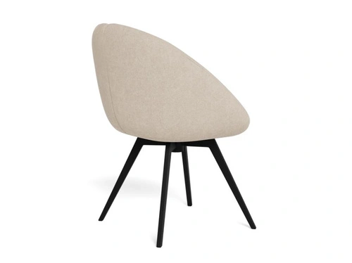 Otočná čalouněná židle Tenna béžová do jídelny a obýváku