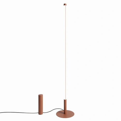 TRANG moderní LED stojací lampa do obývacího pokoje mocca 3000K