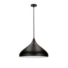 Závěsné svítidlo Viborg 420mm černé