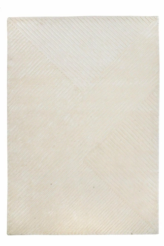 Moderní koberec do obývacího pokoje a ložnice Sierra Ivory 200x300 béžový viskóza ručně tkaný Carpet Decor
